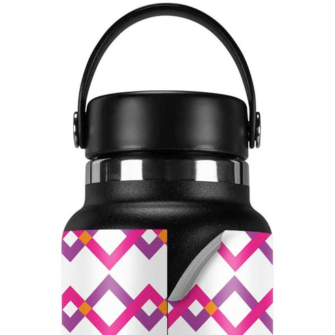 Chevron White Out Hydro Flask 32oz Wide Mouth Skin